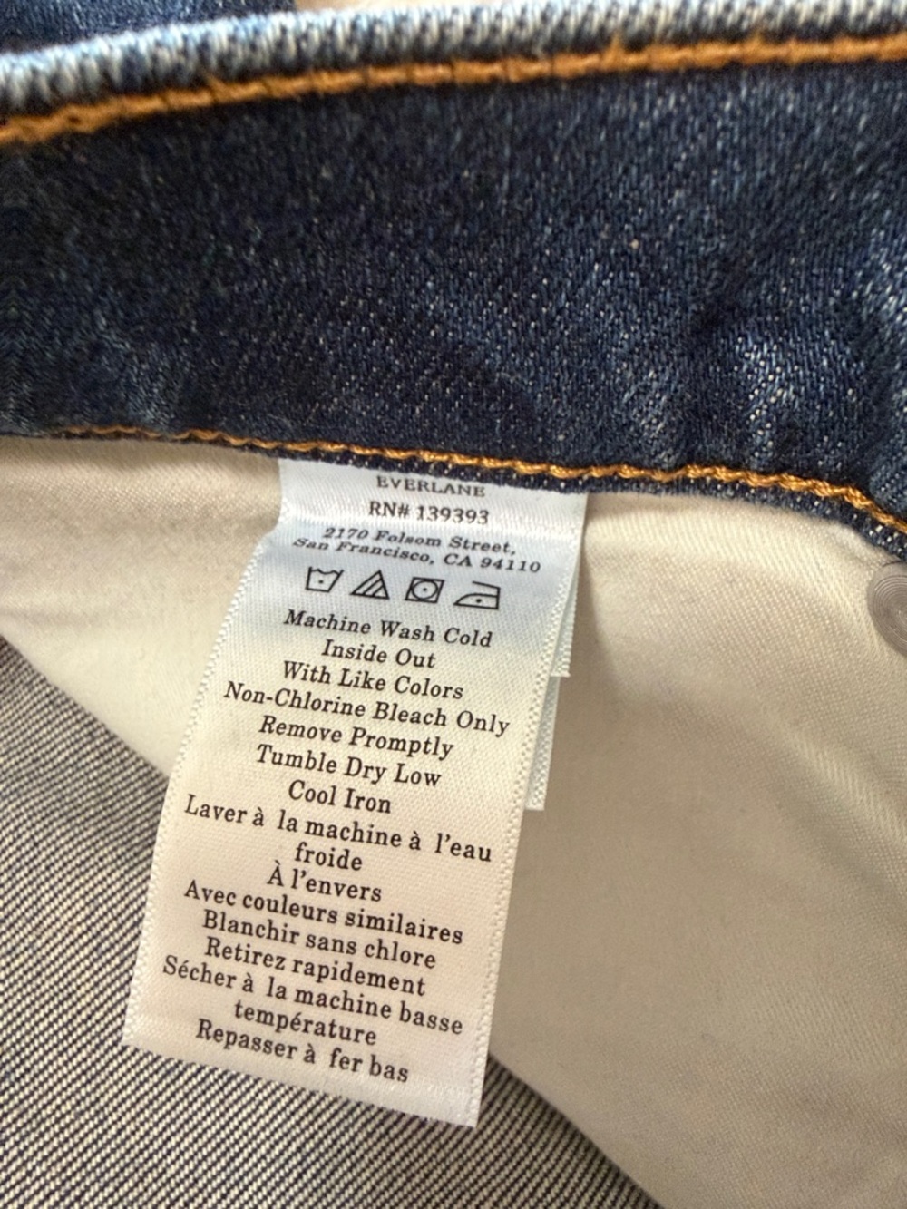 Everlane The Original Cheeky Jean size 27 New!! - Picture 4 of 4